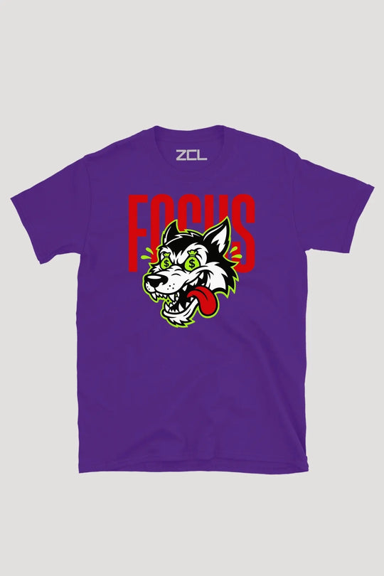 Focus Mode Wolf Tee - Zamage