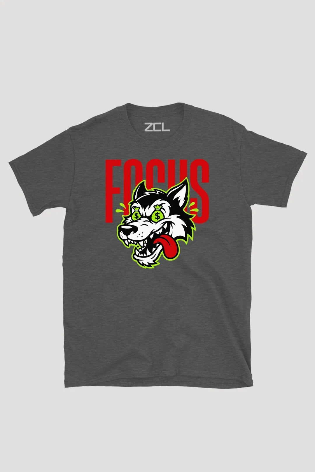Focus Mode Wolf Tee - Zamage