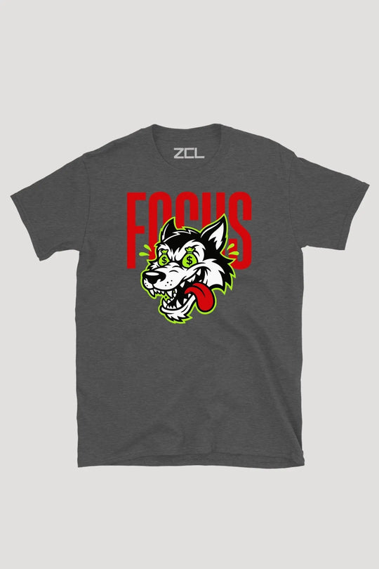Focus Mode Wolf Tee - Zamage