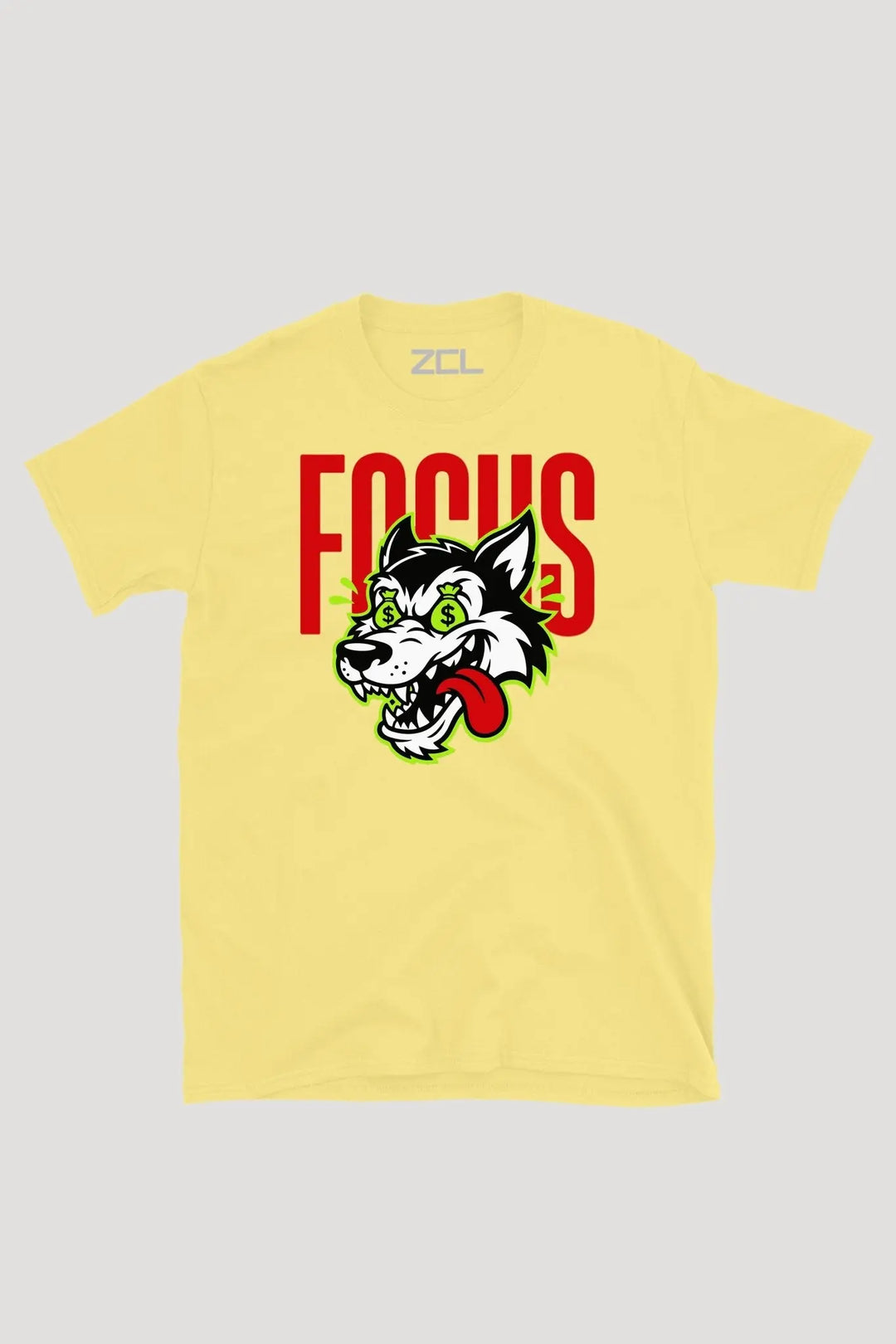 Focus Mode Wolf Tee - Zamage