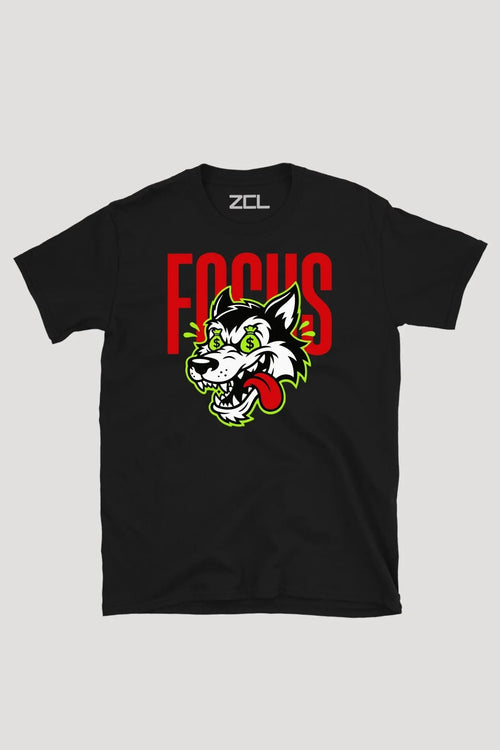 Focus Mode Wolf Tee - Zamage