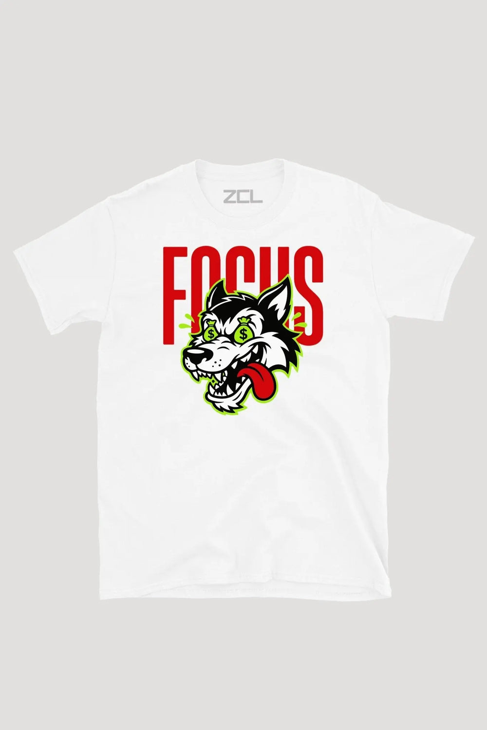 Focus Mode Wolf Tee - Zamage