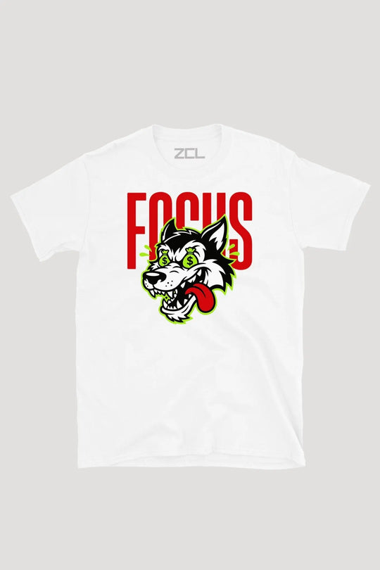 Focus Mode Wolf Tee - Zamage
