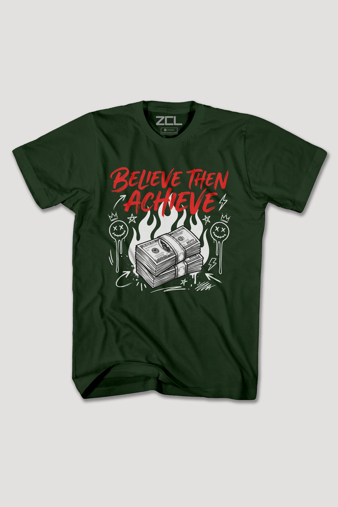 BELIEVE THEN ACHIEVE TEE