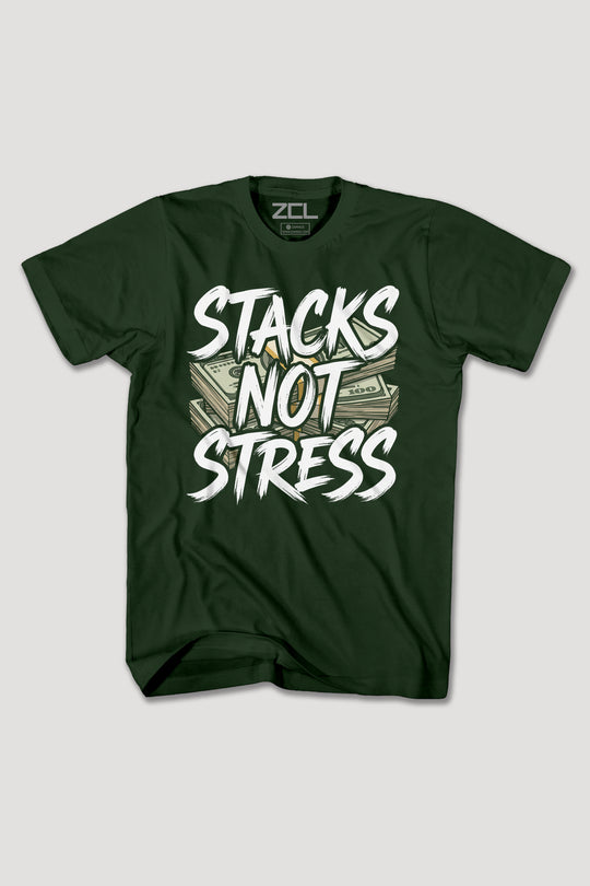 STACKS NOT STRESS TEE