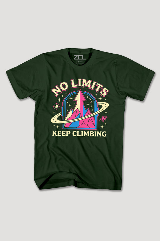 NO LIMITS KEEP CLIMBING TEE
