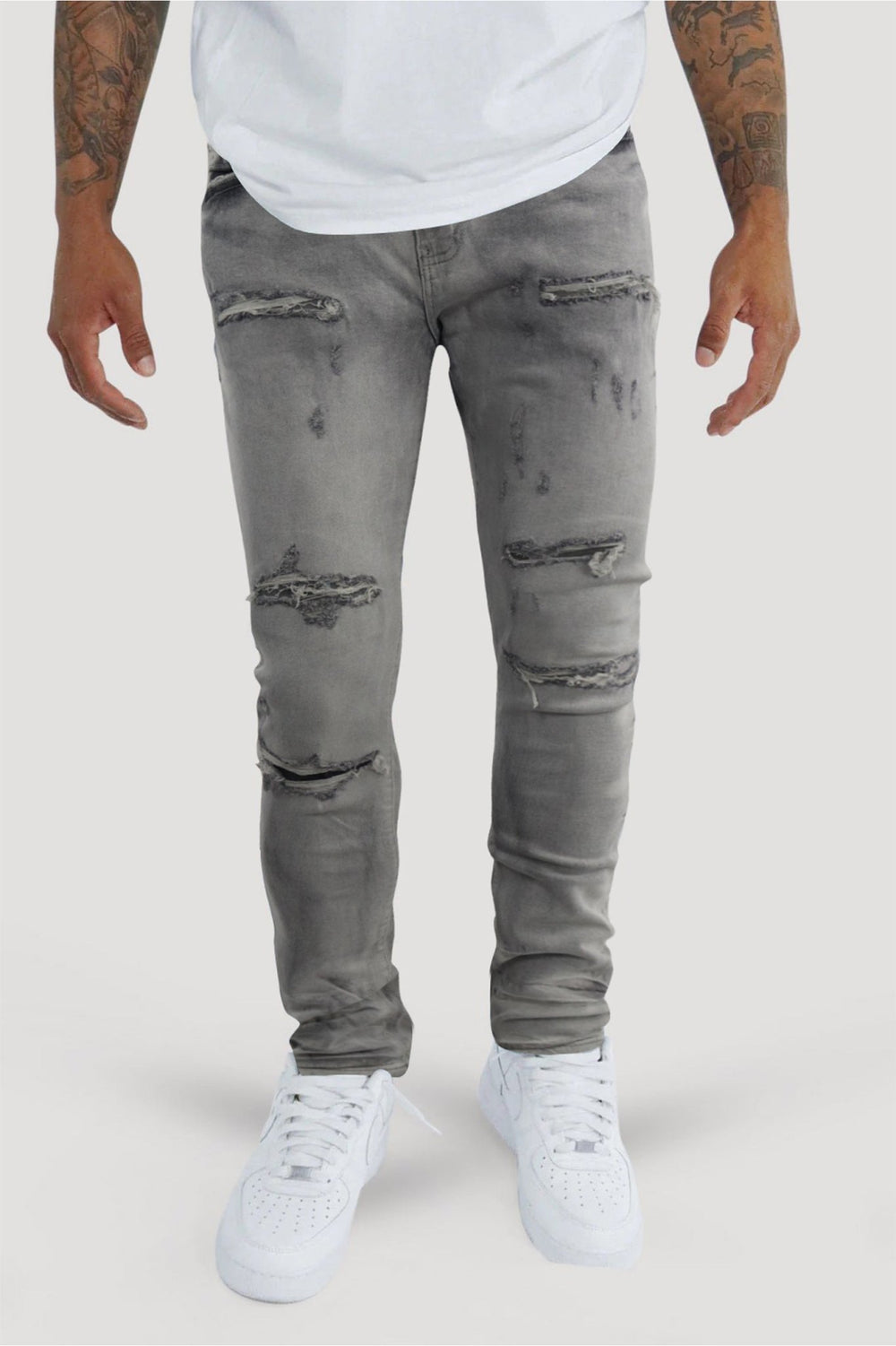 Frame Fit Denim (Stone Wash) (AD2073) - Zamage