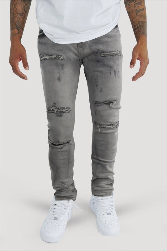 Frame Fit Denim (Stone Wash) (AD2073) - Zamage