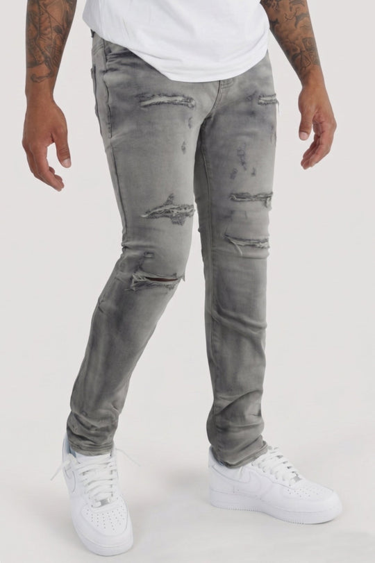 Frame Fit Denim (Stone Wash) (AD2073) - Zamage