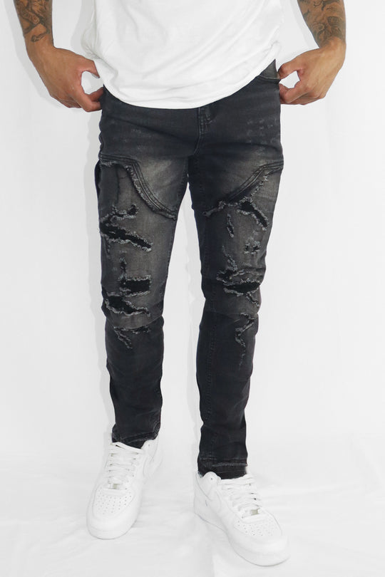 For the Frame Denim (Black Wash) - Zamage