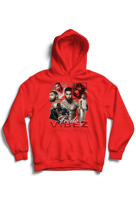 Fredo Vibez Hoodie (Red) - Zamage