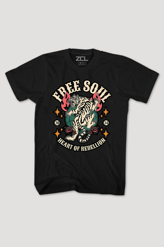Free Soul Tee (Multi Color Logo) - Zamage
