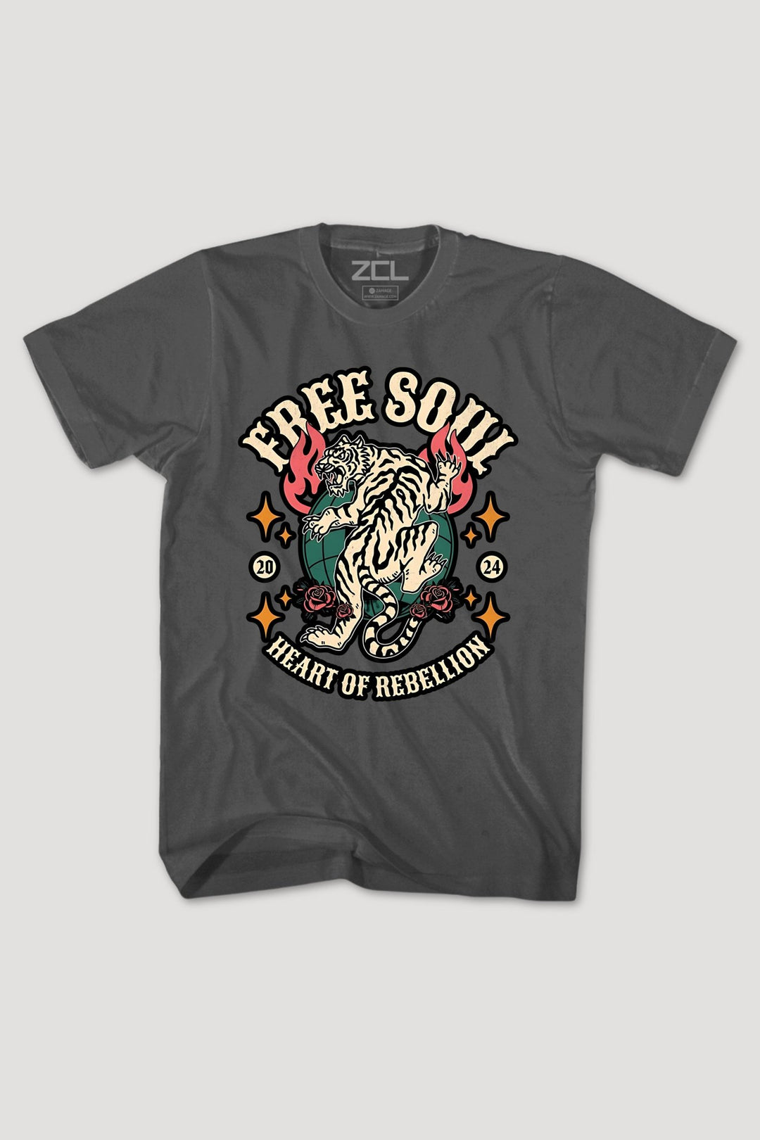 Free Soul Tee (Multi Color Logo) - Zamage
