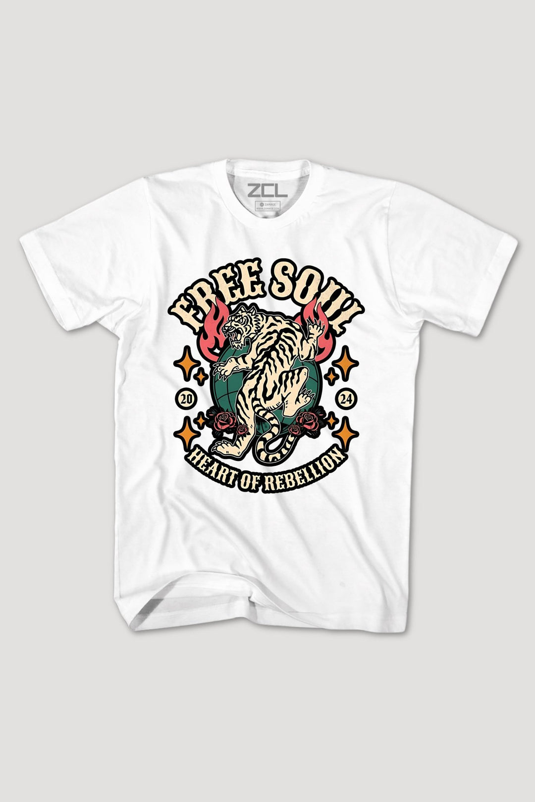 Free Soul Tee (Multi Color Logo) - Zamage