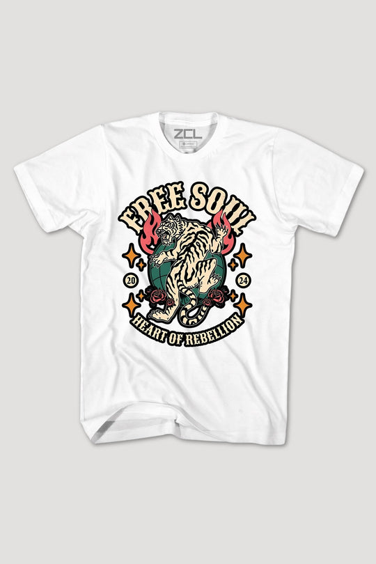 Free Soul Tee (Multi Color Logo) - Zamage