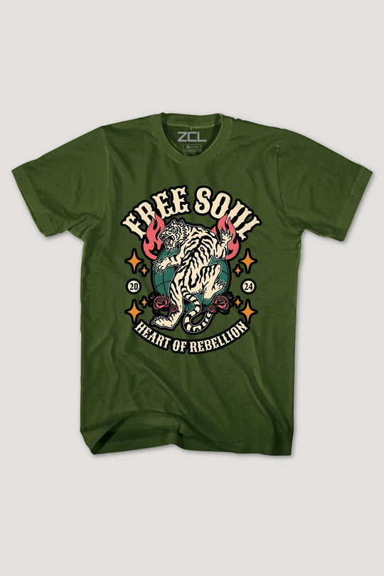 Free Soul Tee (Multi Color Logo) - Zamage