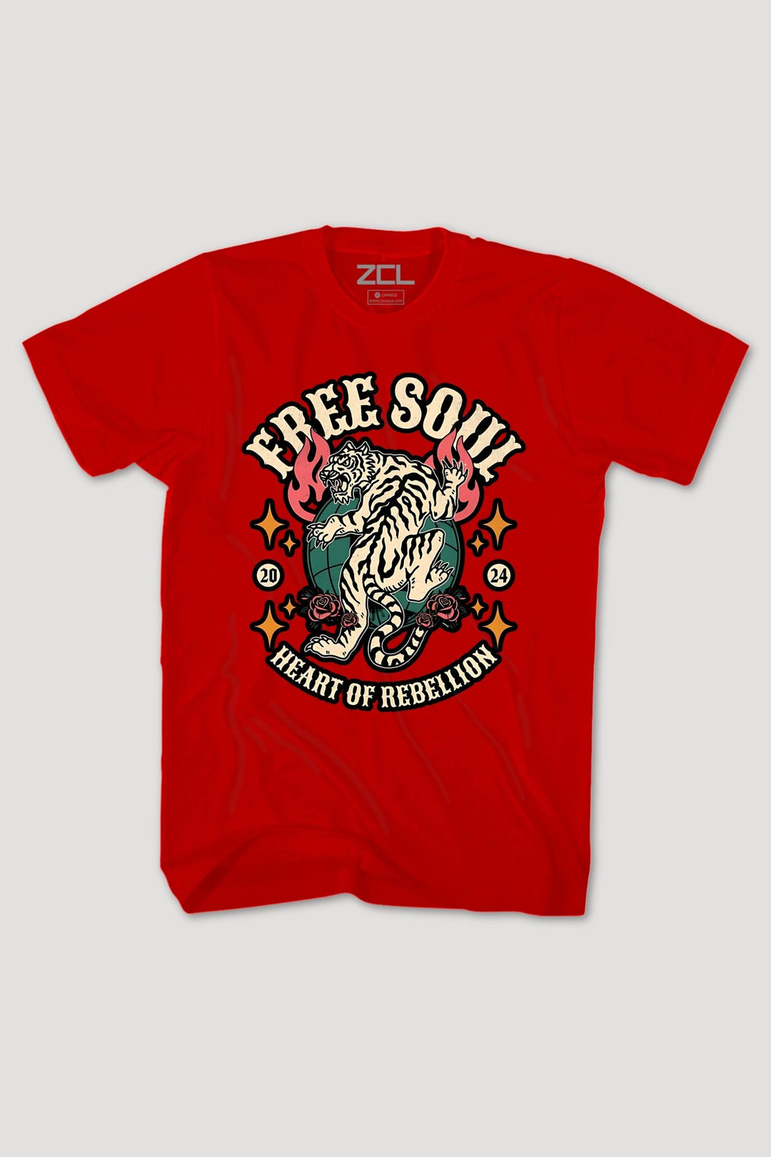 Free Soul Tee (Multi Color Logo) - Zamage