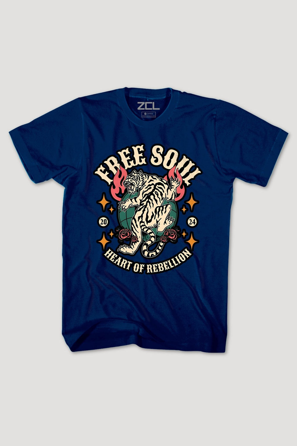 Free Soul Tee (Multi Color Logo) - Zamage