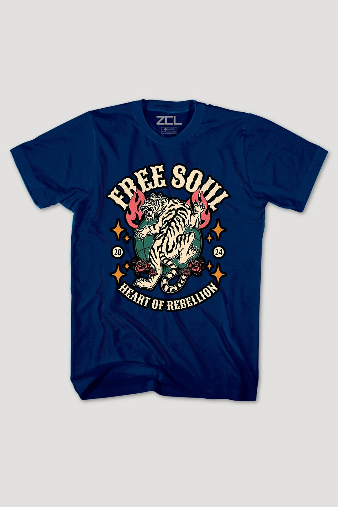 Free Soul Tee (Multi Color Logo) - Zamage