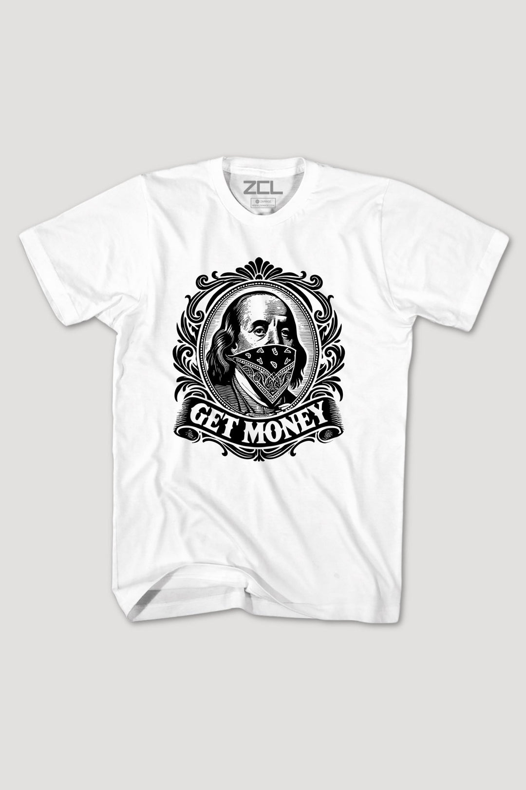 Get Money Tee (Black Logo) - Zamage