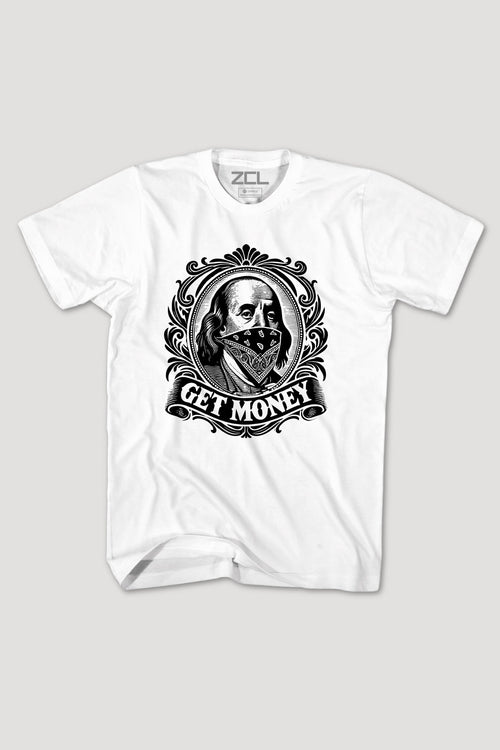Get Money Tee (Black Logo) - Zamage