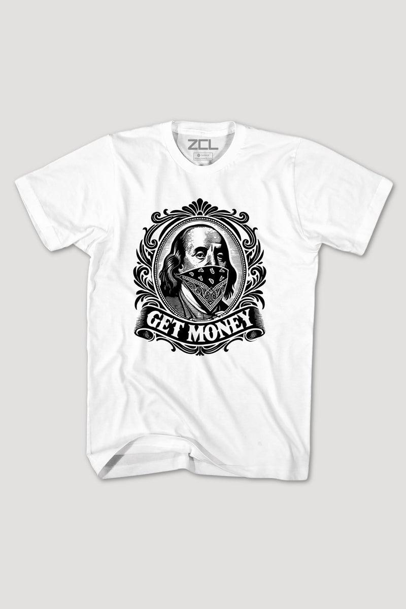 Get Money Tee (Black Logo) - Zamage