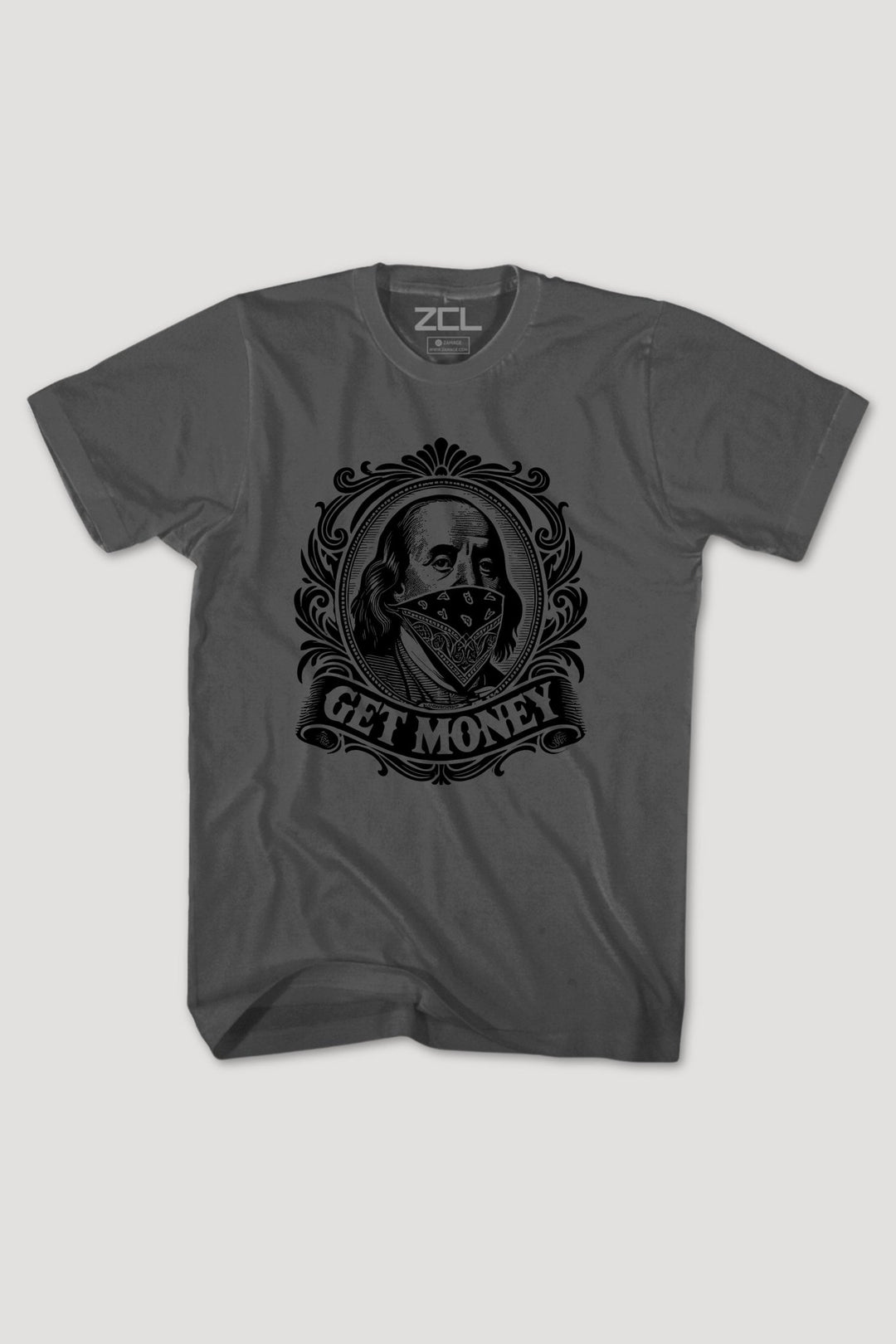 Get Money Tee (Black Logo) - Zamage