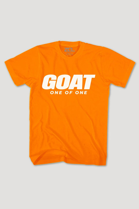 Goat All Caps Tee (White Logo) - Zamage