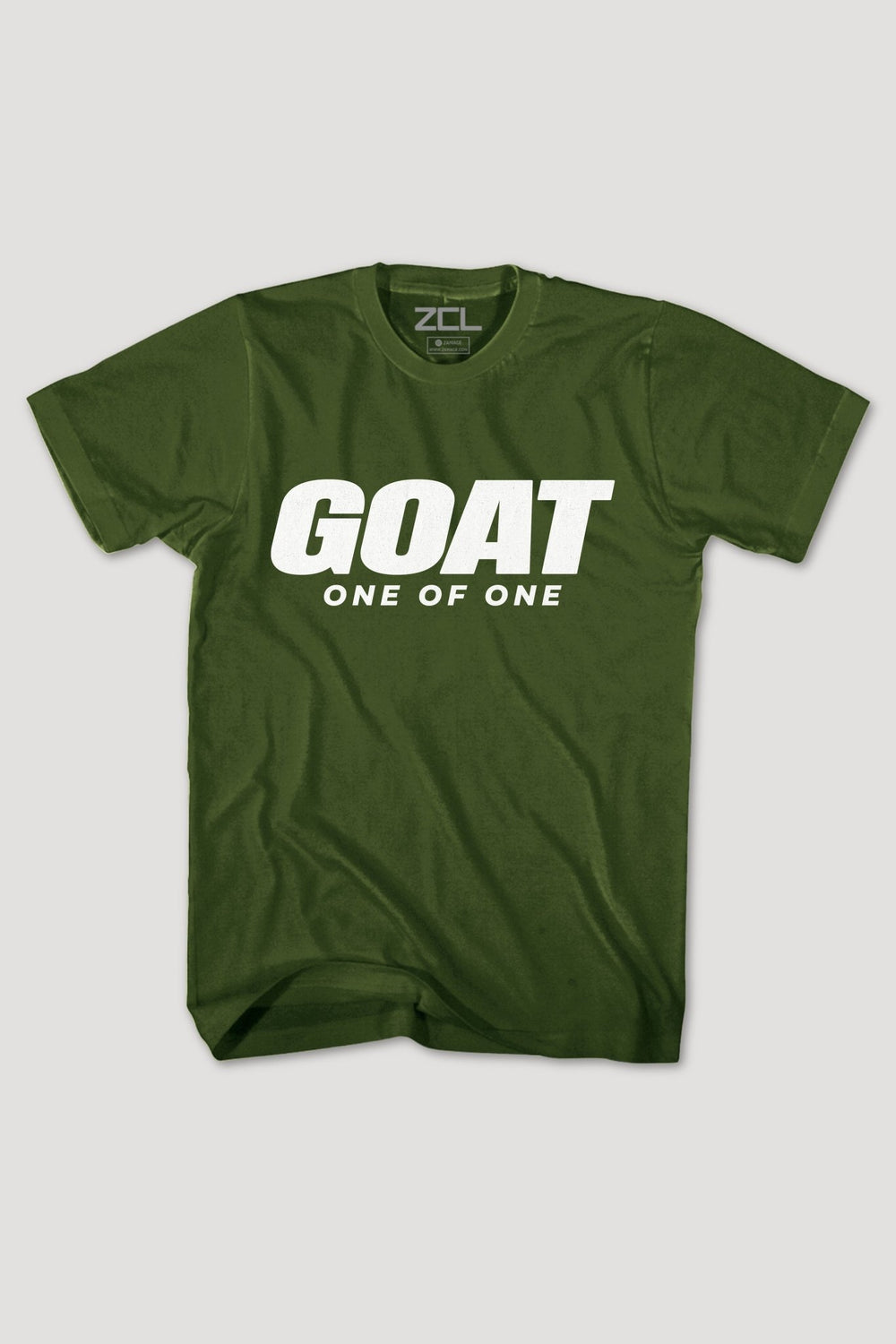 Goat All Caps Tee (White Logo) - Zamage