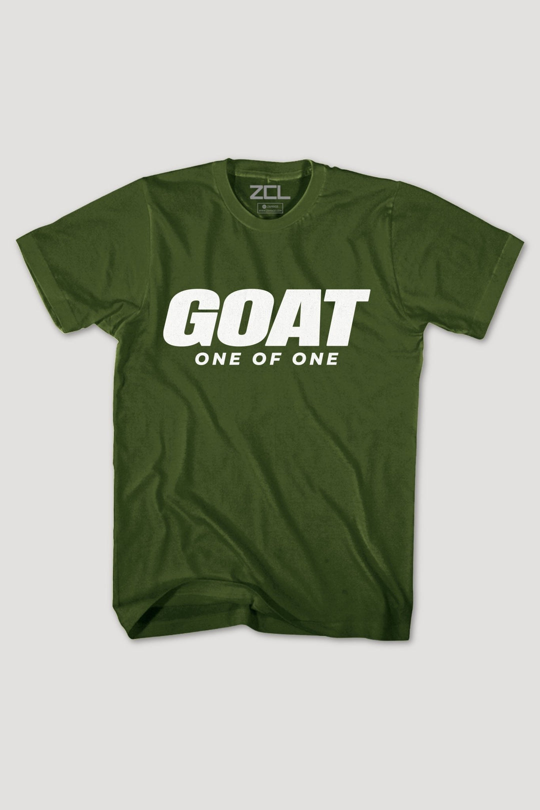 Goat All Caps Tee (White Logo) - Zamage