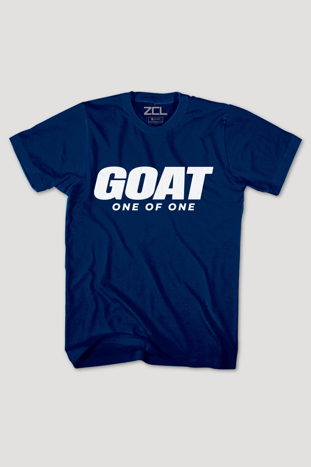 Goat All Caps Tee (White Logo) - Zamage