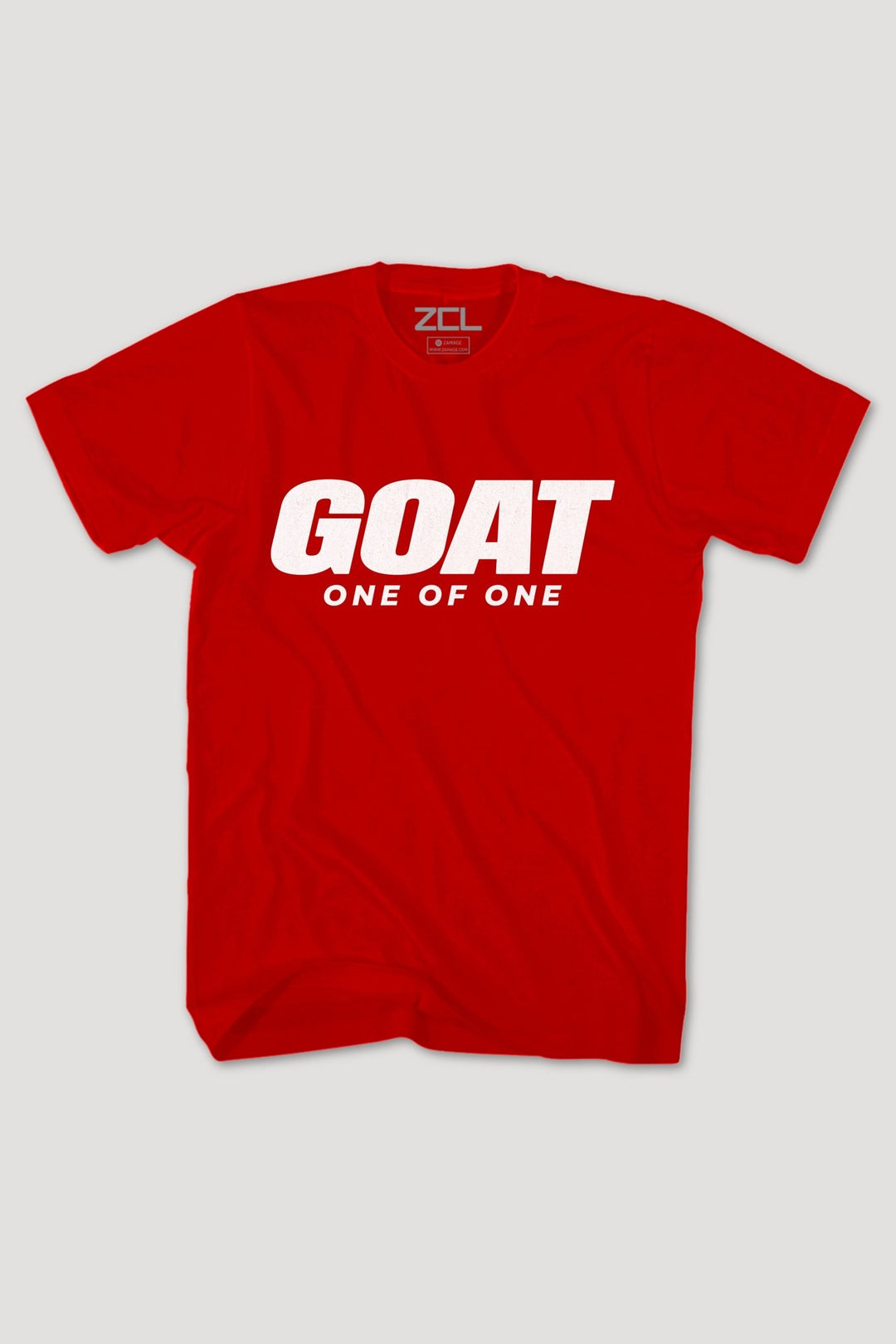 Goat All Caps Tee (White Logo) - Zamage