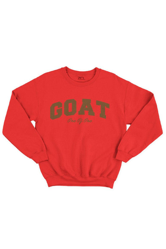 Goat Crewneck Sweatshirt (Brown Logo) - Zamage