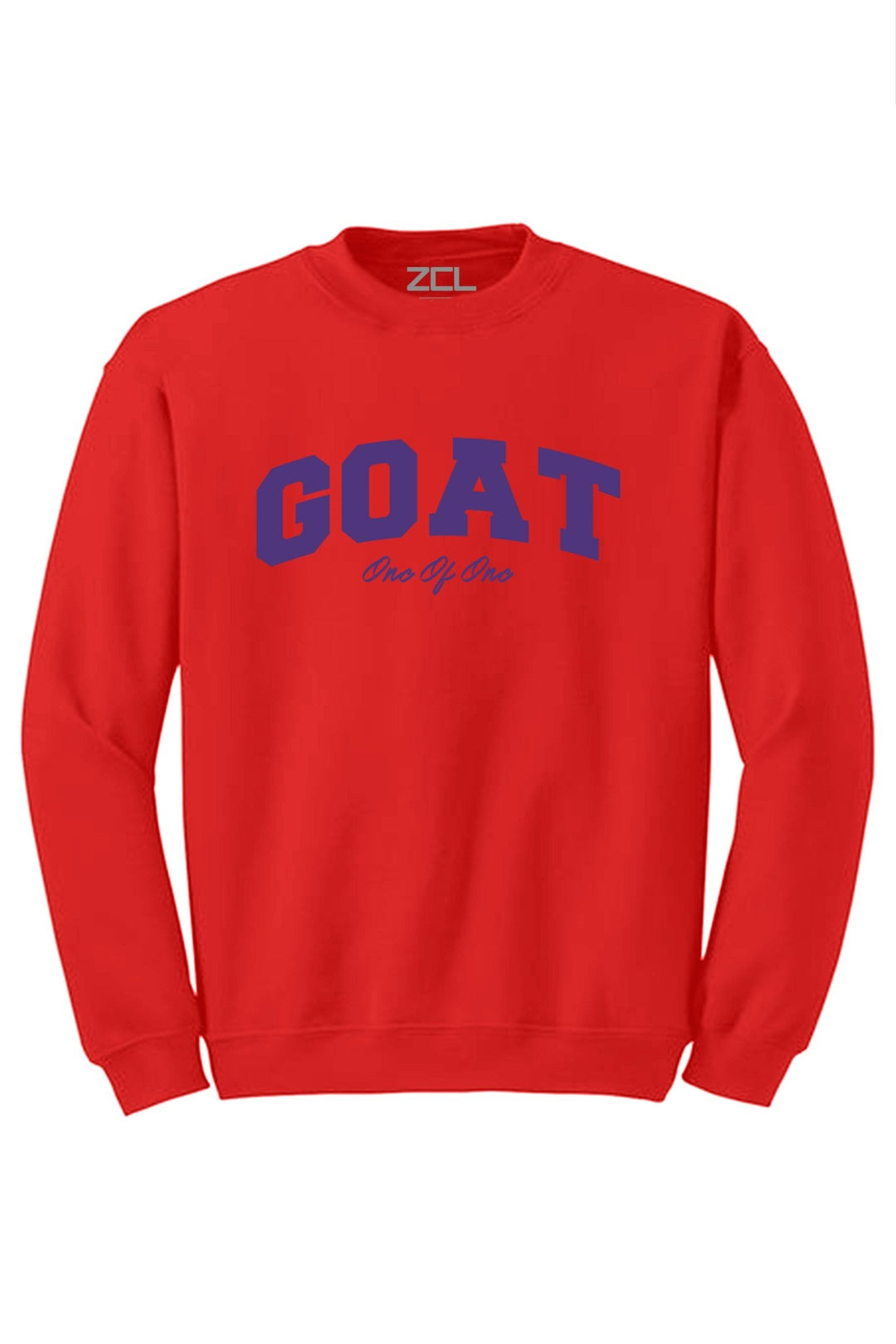 Goat Crewneck Sweatshirt (Purple Logo) - Zamage