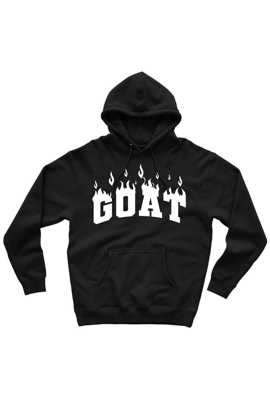 Goat Flame Hoodie (White Logo) - Zamage