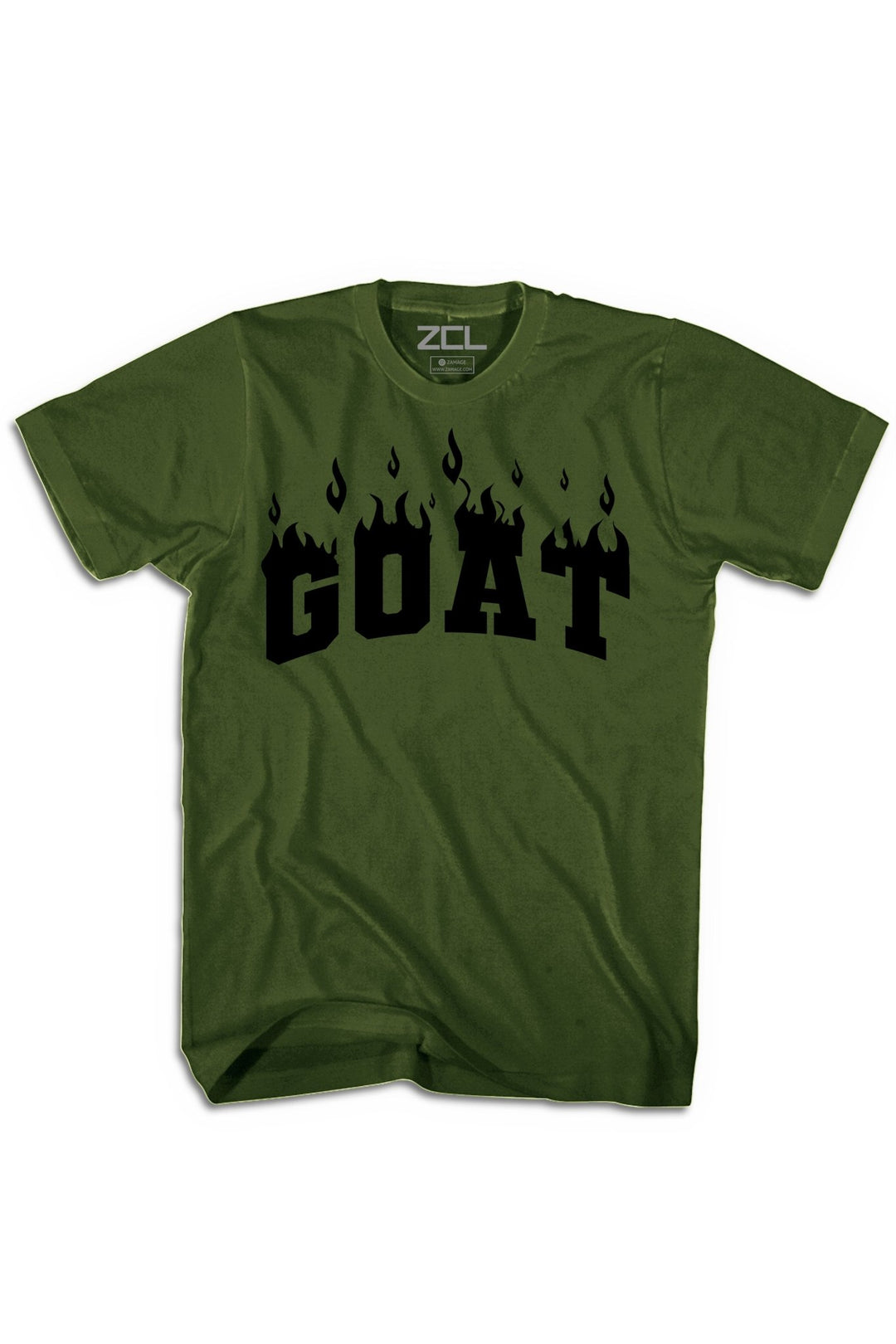 Goat Flame Tee (Black Logo) - Zamage