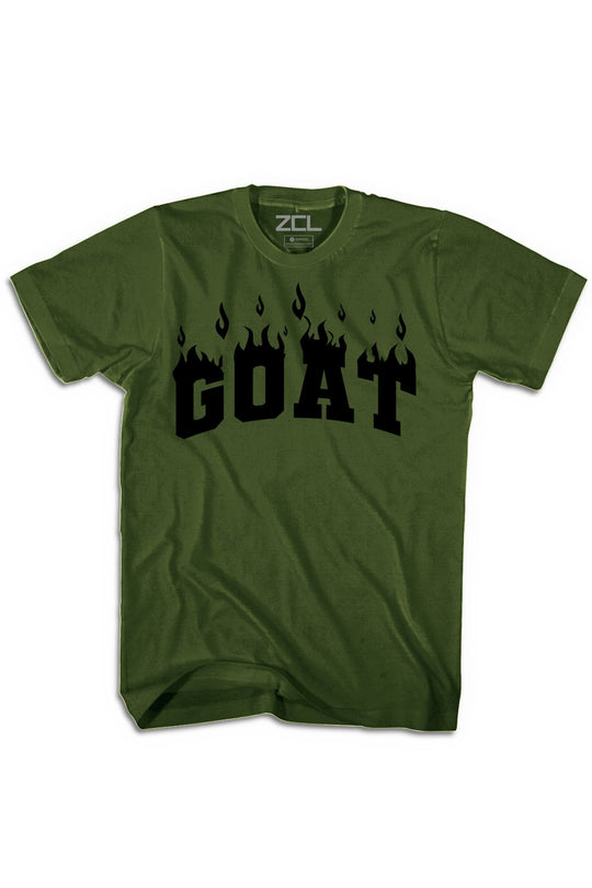 Goat Flame Tee (Black Logo) - Zamage