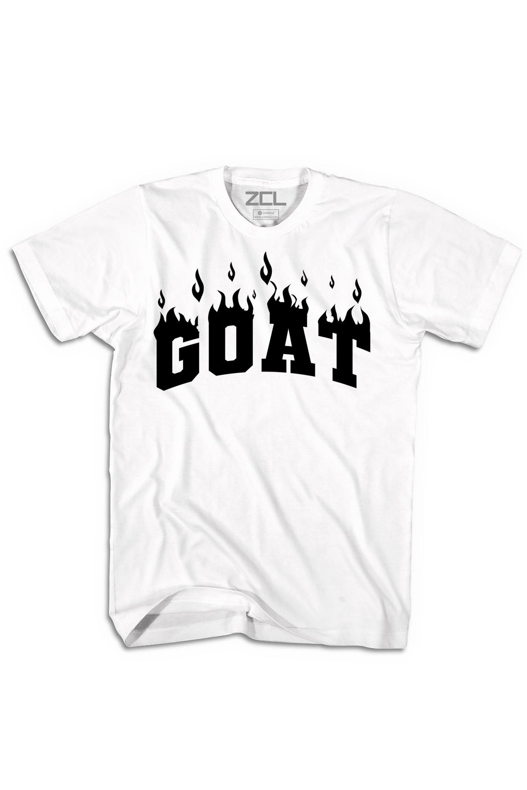 Goat Flame Tee (Black Logo) - Zamage