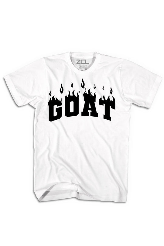 Goat Flame Tee (Black Logo) - Zamage