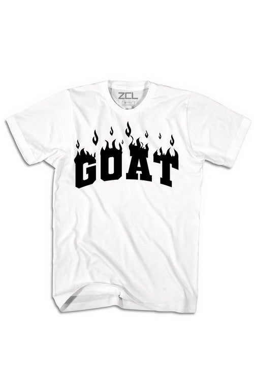 Goat Flame Tee (Black Logo) - Zamage