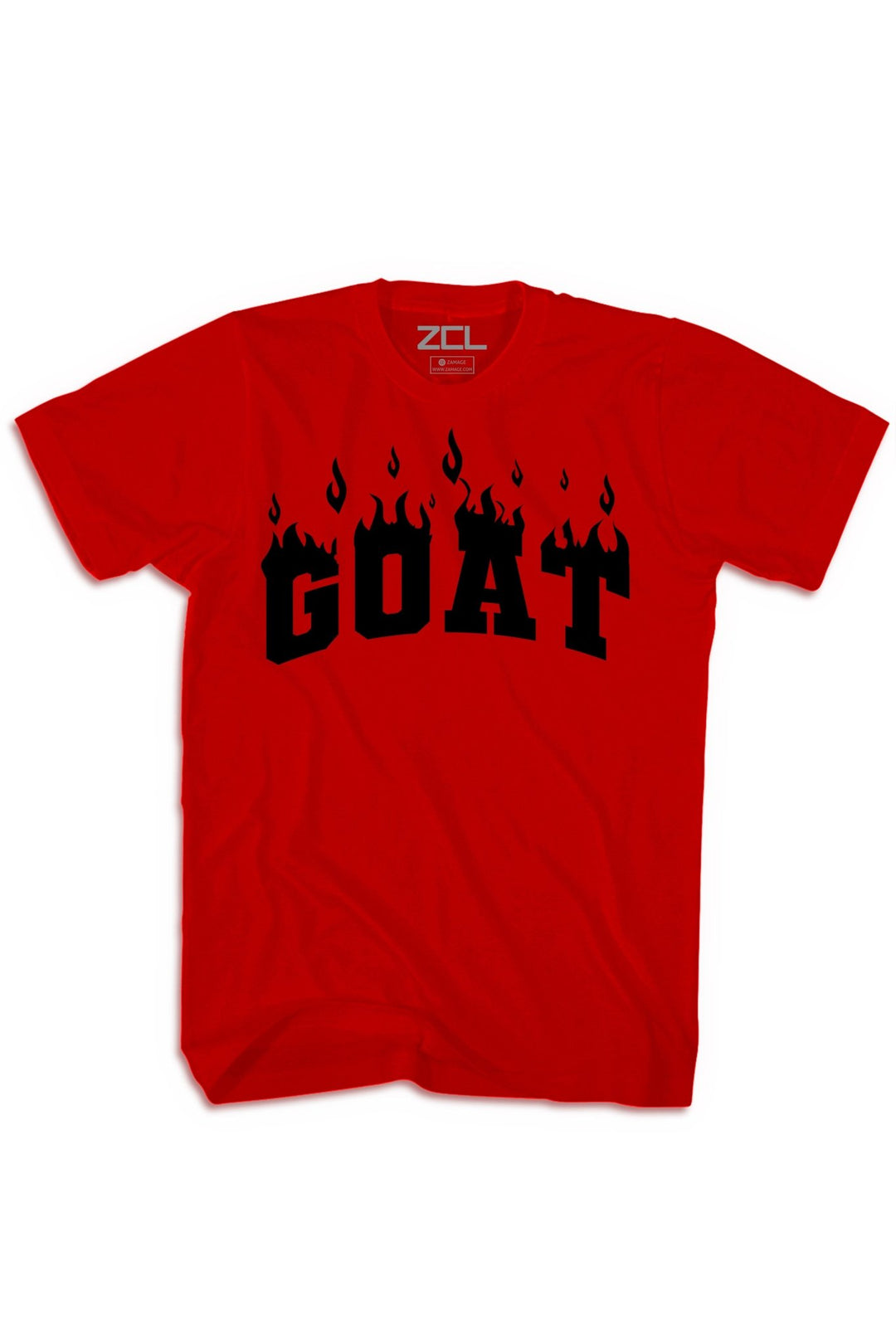 Goat Flame Tee (Black Logo) - Zamage