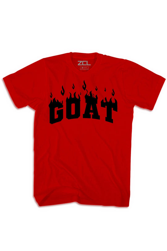 Goat Flame Tee (Black Logo) - Zamage