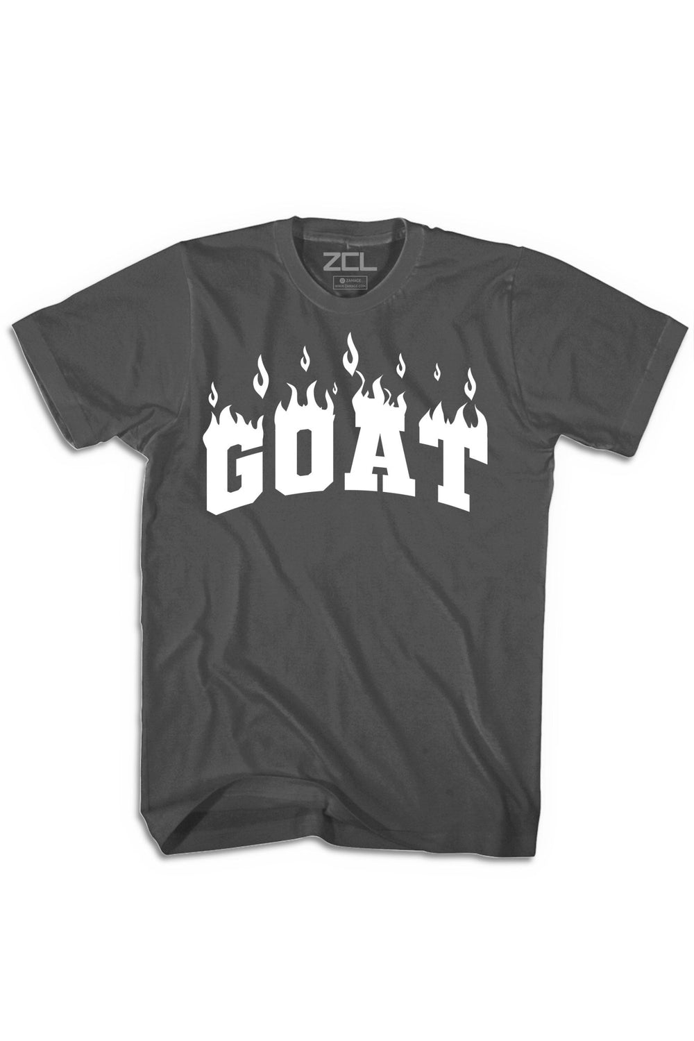 Goat Flame Tee (White Logo) - Zamage