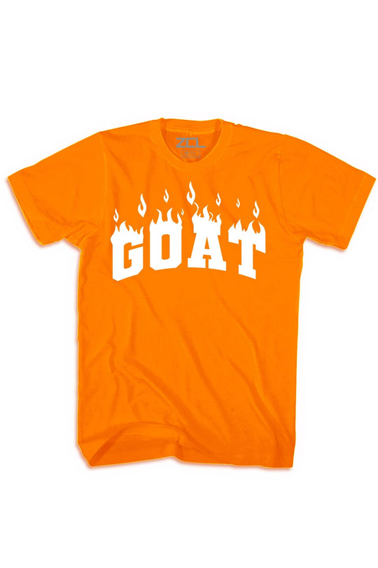 Goat Flame Tee (White Logo) - Zamage
