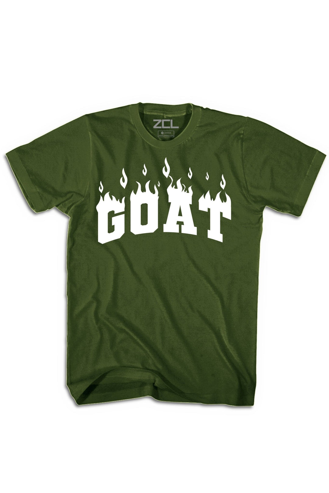 Goat Flame Tee (White Logo) - Zamage
