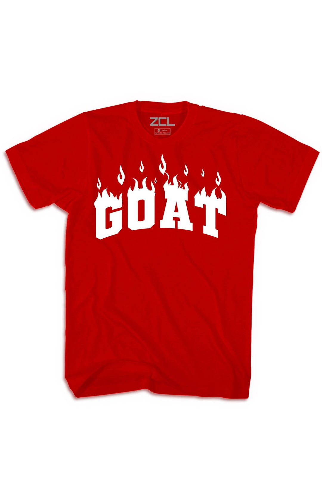 Goat Flame Tee (White Logo) - Zamage