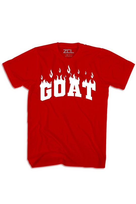 Goat Flame Tee (White Logo) - Zamage