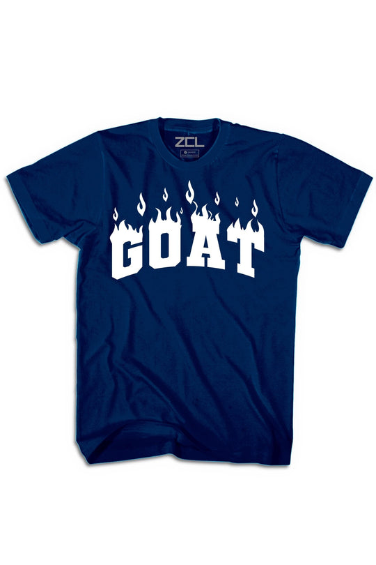 Goat Flame Tee (White Logo) - Zamage