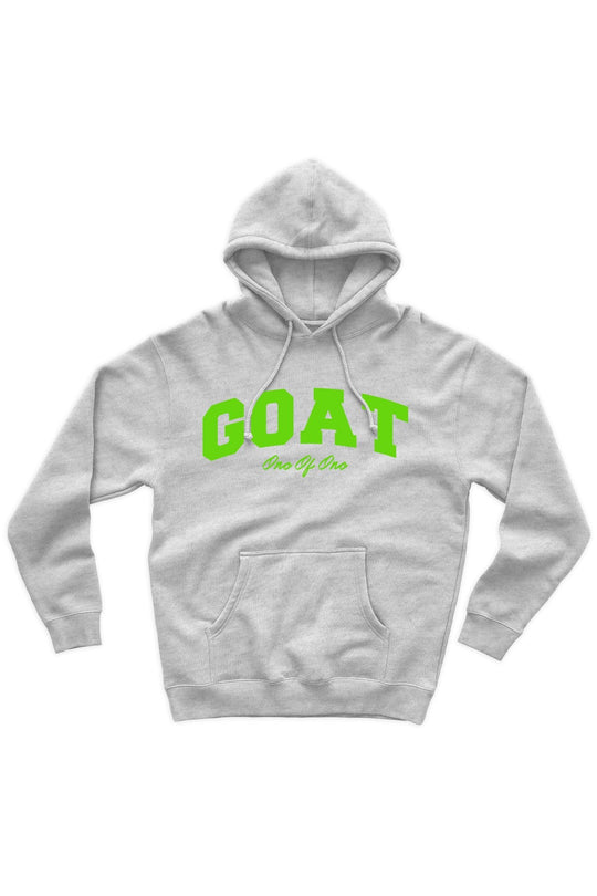 Goat Hoodie (Lime Green Logo) - Zamage