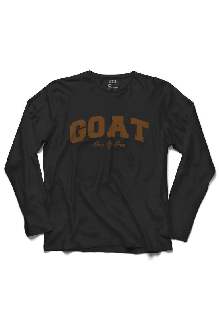 Goat Long Sleeve Tee (Brown Logo) - Zamage